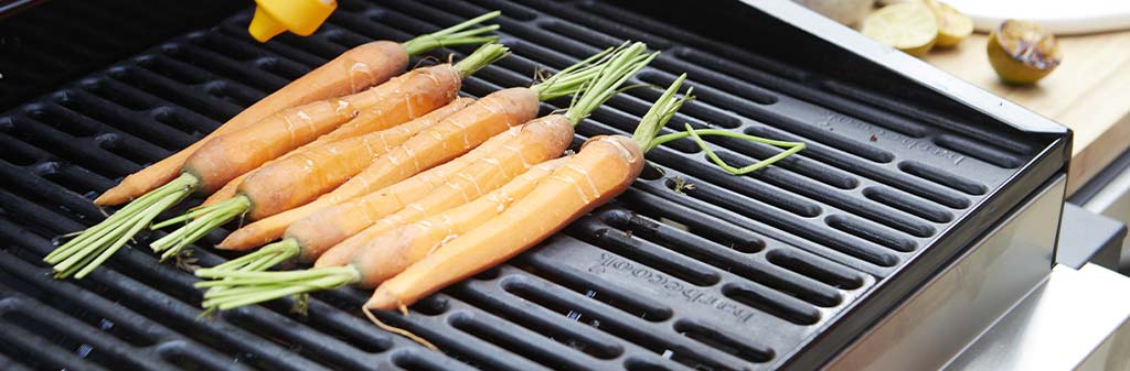 Carottes cuites au barbecue