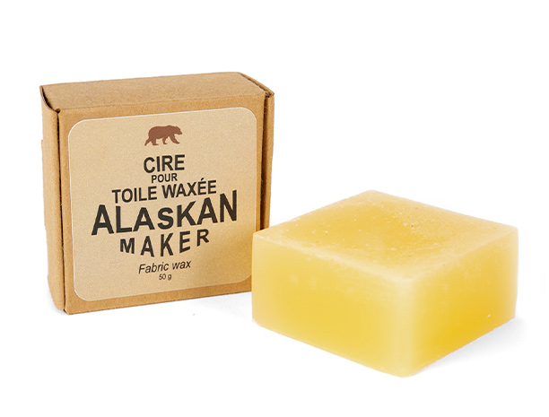 Pain de cire Alaskan Maker et packaging