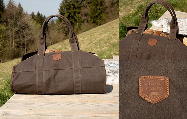 Sac à buches Lumberjack marron d’Alaskan Maker