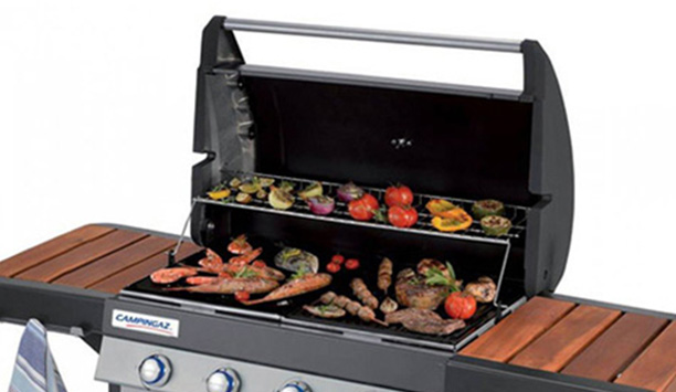 Zoom sur la surface de cuisson du barbecue gaz Class 4 WLX Campingaz