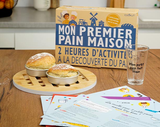 Présentation du kit Mon Premier Pain Maison Cookut