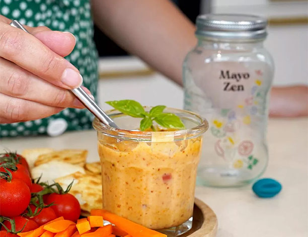 Préparation de mayonnaise avec le kit Mayo Zen Cookut