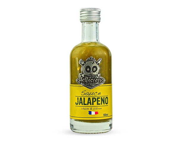 Flacon de 100 ml de sauce Jalapeno Hellicious