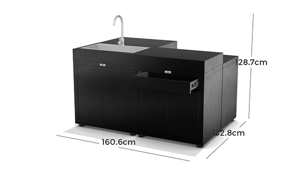 Îlot 4 élements Le Marquier dimensions