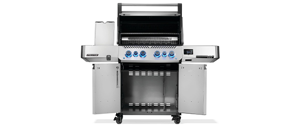 Barbecue gaz Prestige 500 Napoléon ouvert