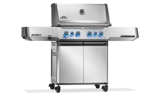 Barbecue gaz Prestige 500 Napoléon de côté