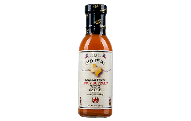 Sauce épicée Buffalo Wing Old Texas pour ailes de poulet