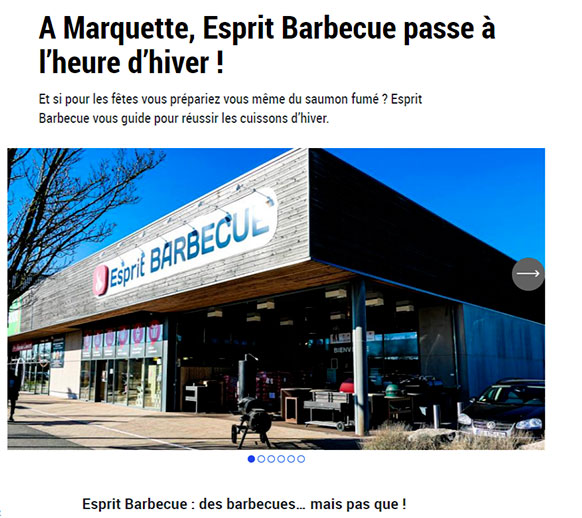 Article Esprit Barbecue La Voix du Nord