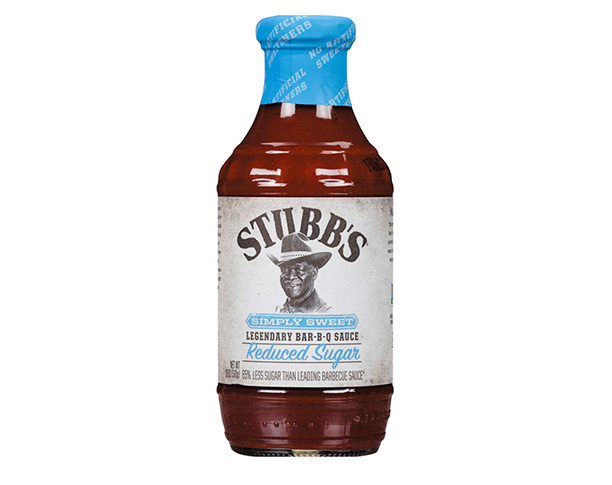 Sauce barbecue à teneur réduite en sucre Stubb's 450 ml