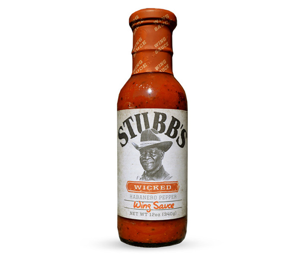 Sauce barbecue Wicked Stubb's pour ailes de poulet