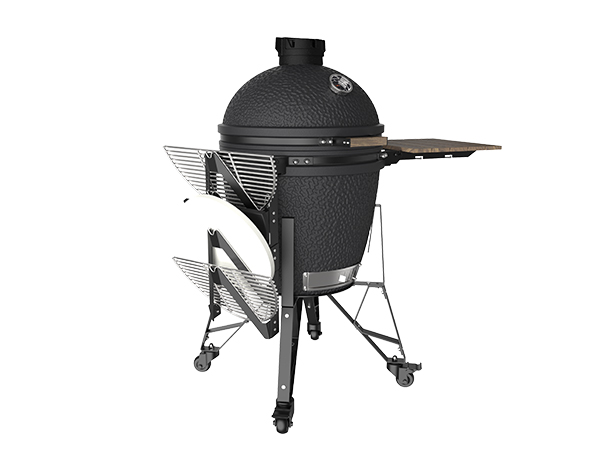 Porte-accessoires en acier Large pour barbecue kamado The Bastard