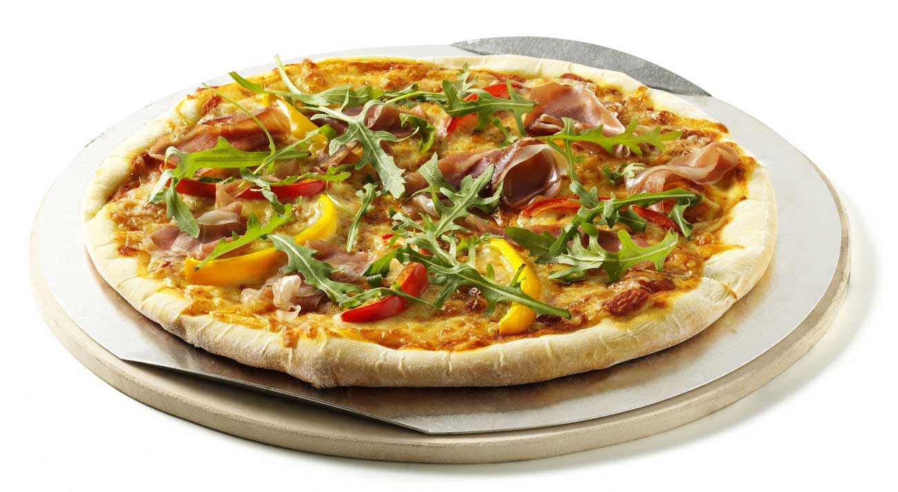 Culinario Accessoires à pizza pour la maison Pelle à pizza, pierre à pizza  et couteau à pizza Différents sets au choix, Aluminium