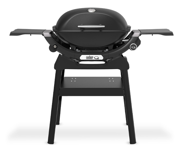 Barbecue gaz Q 2200 N noir Weber sur stand à 4 pieds