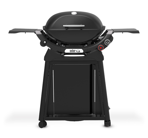 Barbecue gaz Weber Q 2800 N + noir sur chariot à roulettes